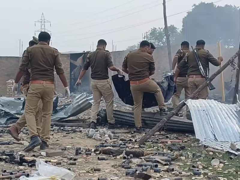 Blast in Kaushambi firecracker factory: उत्तरप्रदेश के कौशांबी की पटाखा फैक्ट्री में हुए जोरदार ब्लास्ट में 8 मजदूरों के उड़े चीथड़े, कई घायल