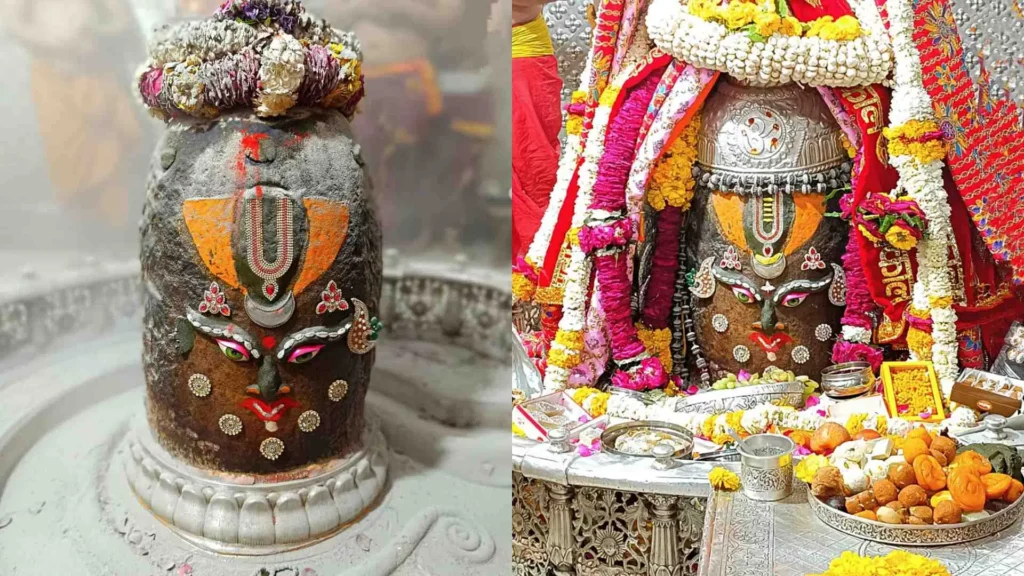 Ujjain News:: बाबा महाकाल का भस्म आरती में दिव्य रूप: मोगरे की माला और चंद्र से सजे दिखे!